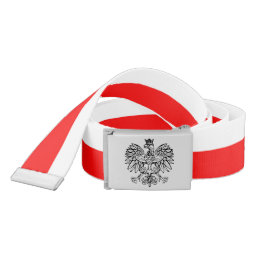 Polish stripes flag belt