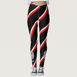 Polish stripes flag leggings<br><div class="desc">Flag of Poland in stripes format and Coat of arms</div>