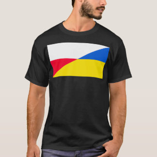 Polish Support for Ukraine Ukrainian Flag and Pola T-Shirt
