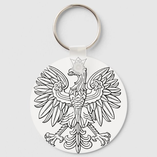 Polish symbol keychain (Front)