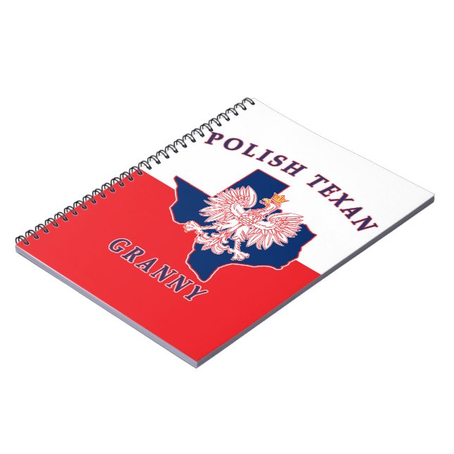 Polish Texan Granny Notebook (Left Side)