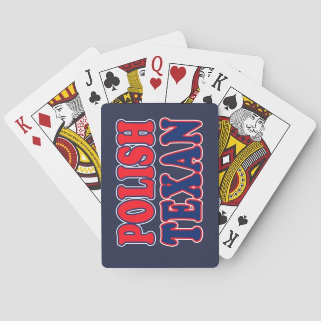 Polish Texan Poker Cards (Back)