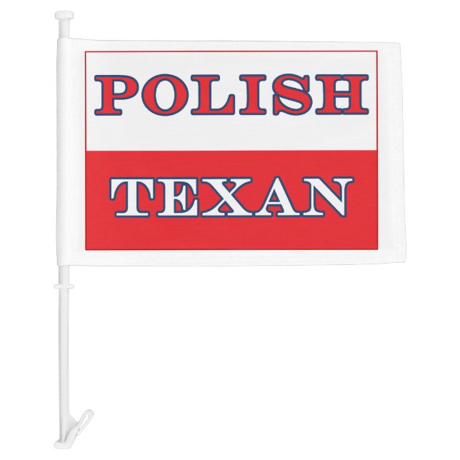 Polish Texan Poland Flag (Front)