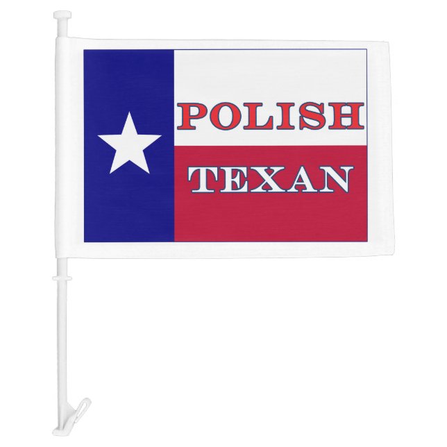 Polish Texan Texas Flag (Front)