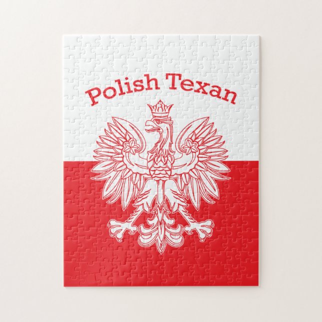 Polish Texan White Eagle Jigsaw Puzzle (Vertical)