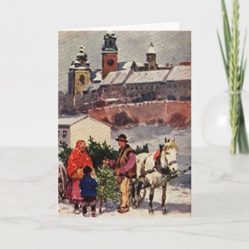 Polish traditional Christmas card