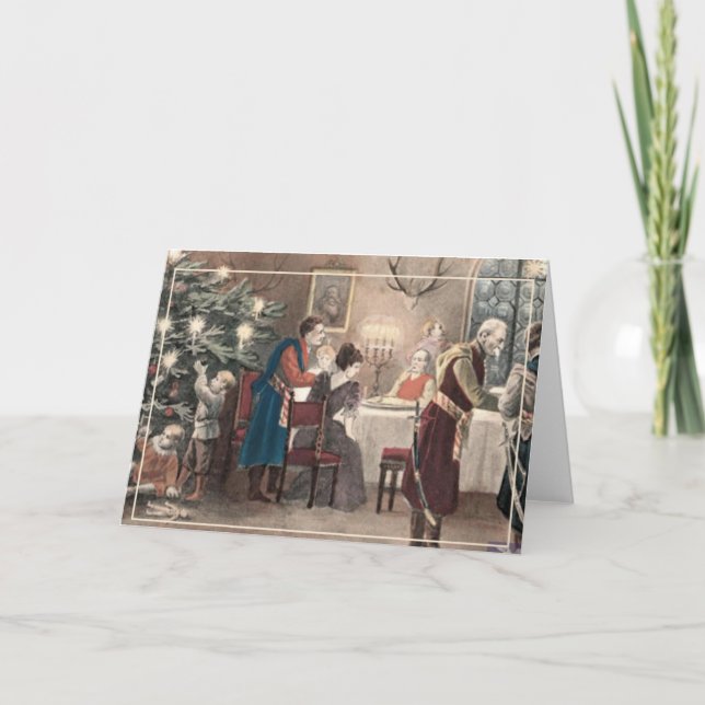 Polish vintage Christmas card (Front)