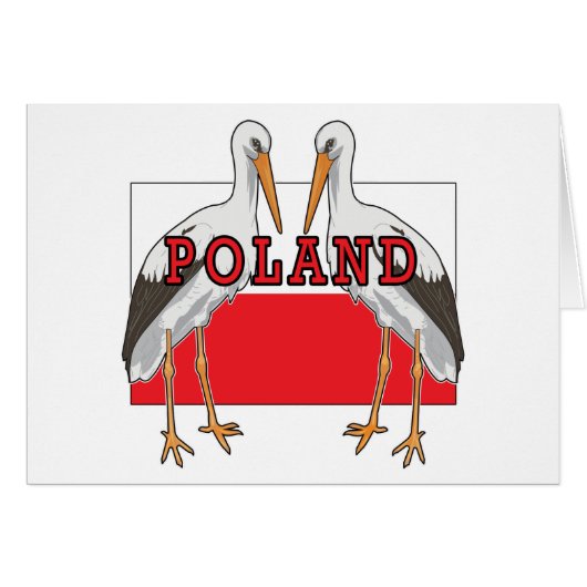 Polish White Stork Poland (Front Horizontal)
