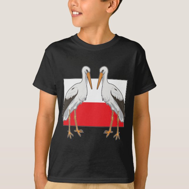 Polish White Stork T-Shirt (Front)