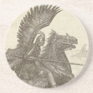 Polish Winged Hussar Drink Coaster