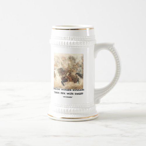 POLISH WINGED HUSSARS BEER STEIN