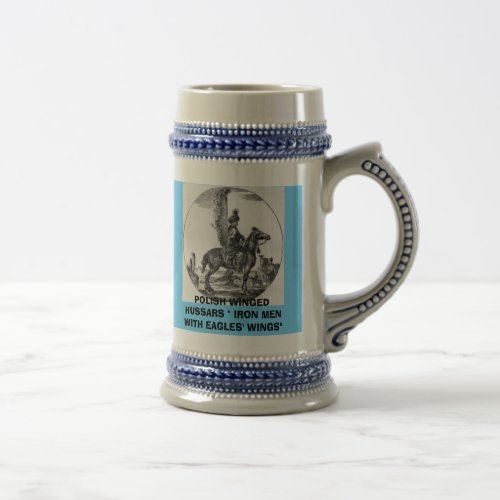 POLISH WINGED HUSSARS BEER STEIN