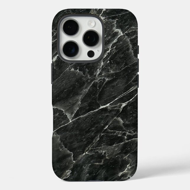 Polished Black Marble Slab Case-Mate iPhone Case (Back)