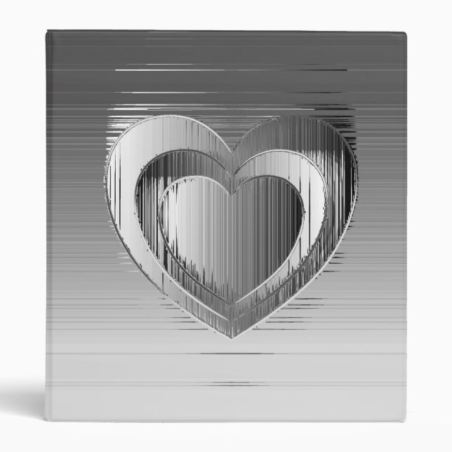 Polished chrome hearts binder (Front)