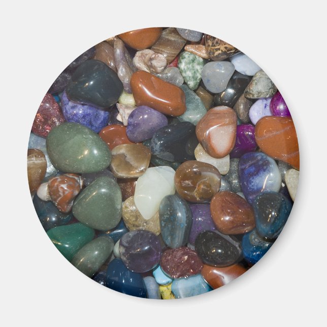 Polished Colorful Stones Magnet (Front)