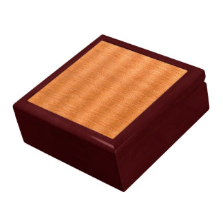 Polished Copper Wavy Texture Background Jewelry Box