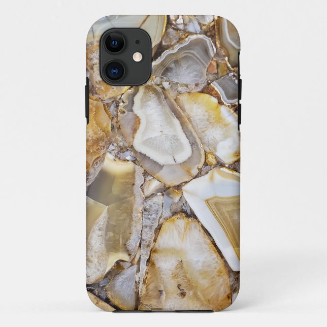 polished geode stone design Case-Mate iPhone case (Back)