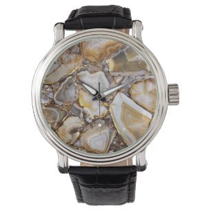 Polished Geode Stones Watch
