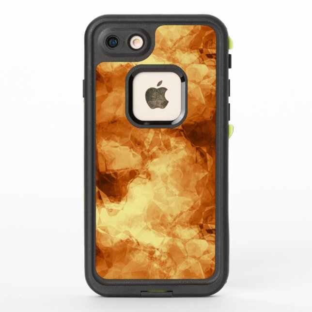 Polished Glimmering Rubbed Gold LifeProof iPhone Case (Back)