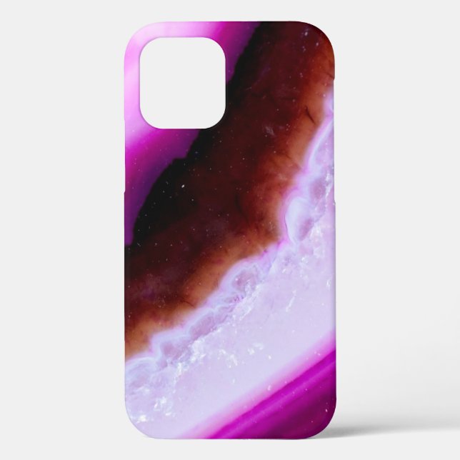 Polished Purple Agate With Quartz Case-Mate iPhone Case (Back)