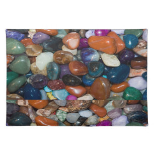 Polished Rocks of the Rainbow Placemat