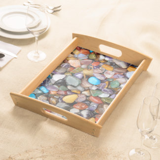 Polished Rocks Serving Tray