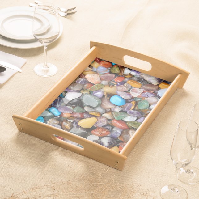 Polished Rocks Serving Tray (Front)