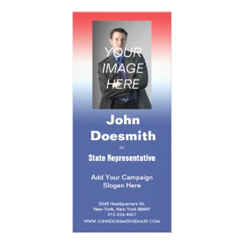 Politcal Election Campaign Rack Card Template by decembermorning at Zazzle
