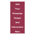 Politcal Election Rack Card Template | Zazzle