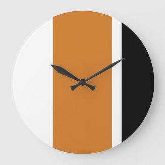 Polite Orange and Black Modern Vertical Bands