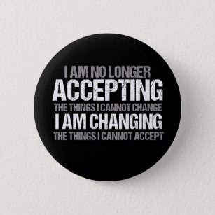Political Activist Inspirational Quote on Change Button