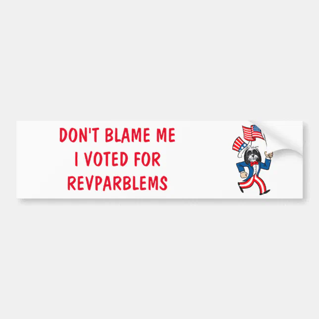 Political Bumper Sticker | Zazzle