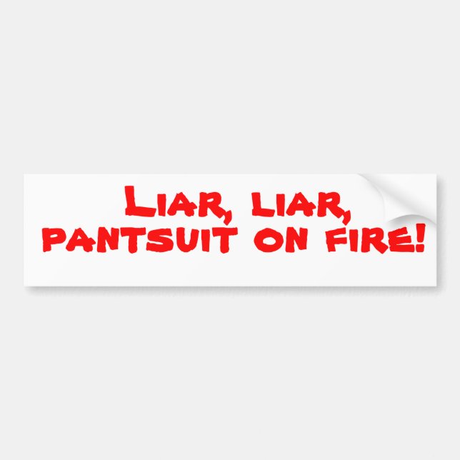 Political Bumper Sticker (Front)