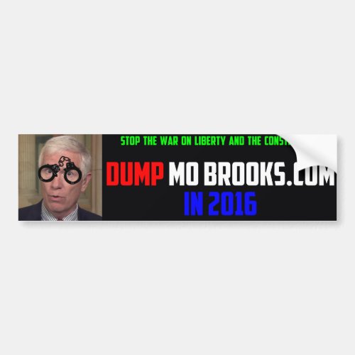 Political Bumper Sticker Calling for the Removal o
