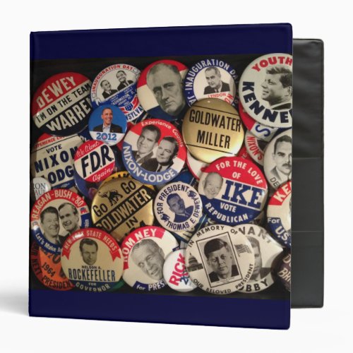 Political Button Binder