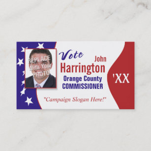 Political Campaign Business Card (Vote)