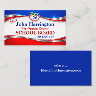 Political Campaign Business Card (Vote)