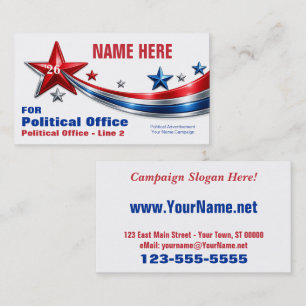 Political Campaign Business Card (Vote)
