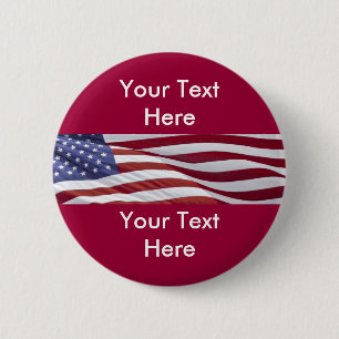 Political Campaign Candidate Button Template