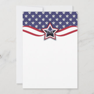 Political Campaign Election Patriotic July 4th Invitation