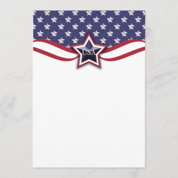 Political Campaign Election Patriotic July 4th Invitation by USA_Products at Zazzle