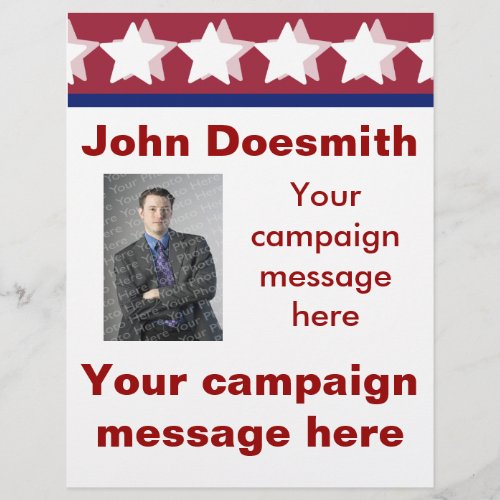 Political Campaign Flyer Template