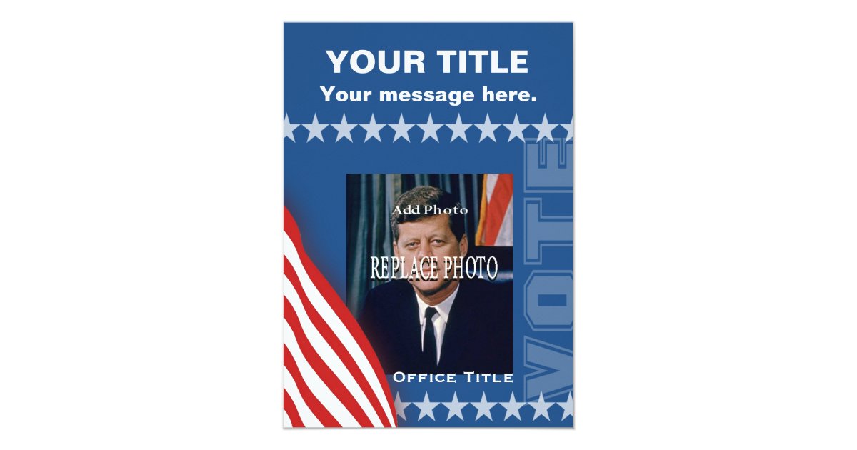 Political Campaign Invitation | Zazzle.com