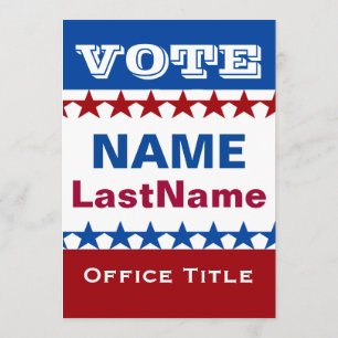 Political Campaign Invitation