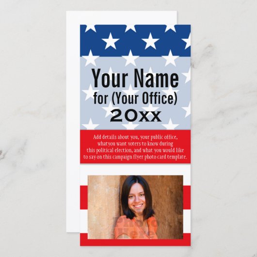 Political Campaign Non-Partisan Printed Candidate (Front/Back)