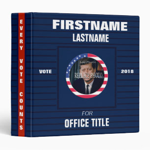 Political Campaign Organizer 3 Ring Binder