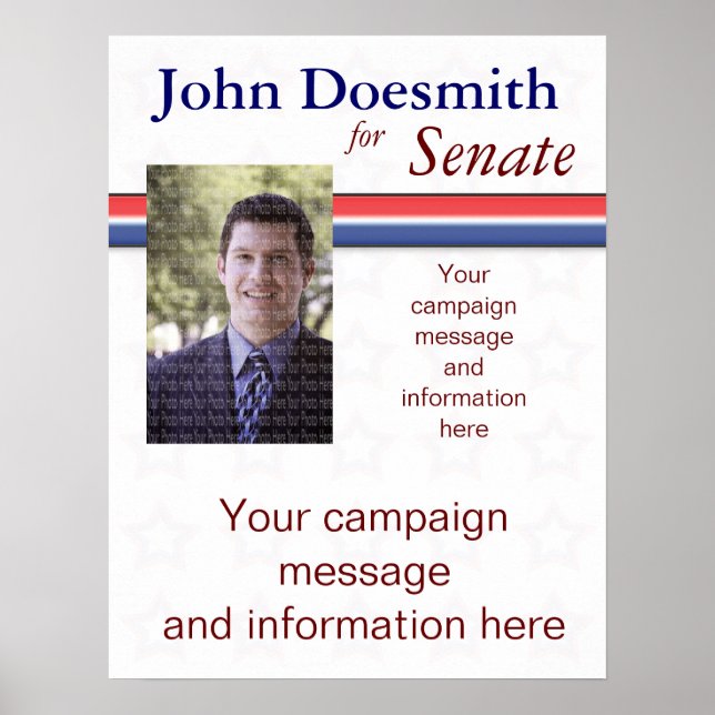 Political Campaign Poster Template (Front)
