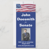 Political Campaign Rack Card Template (Front)