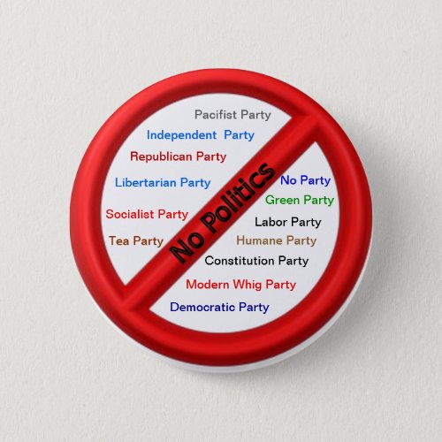 Political Campaign Repellent Button