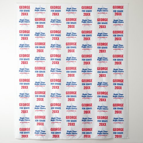 Political Campaign  Step and Repeat Backdrop
